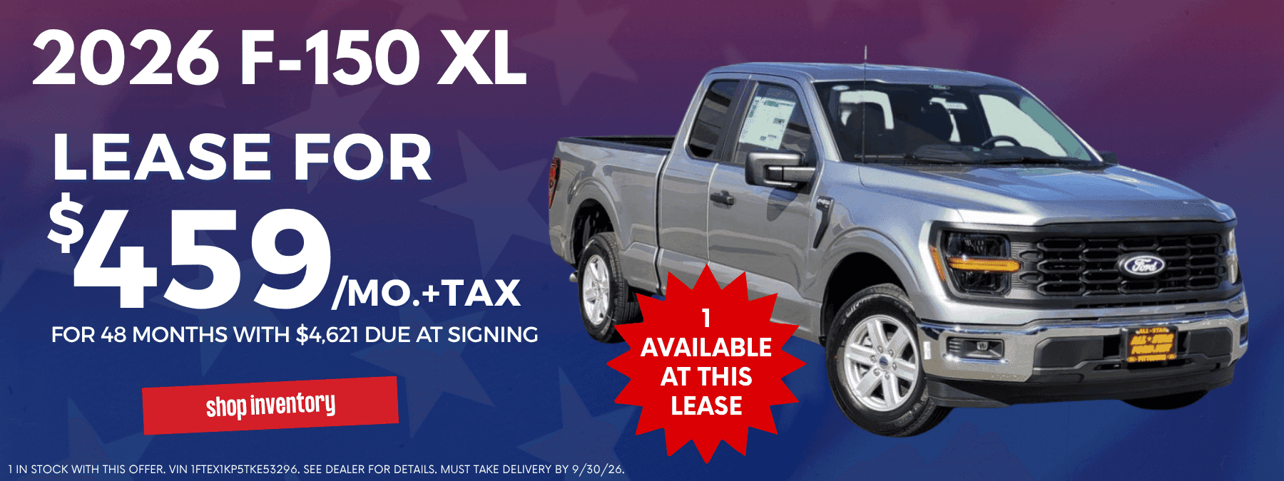 F-150 September Lease