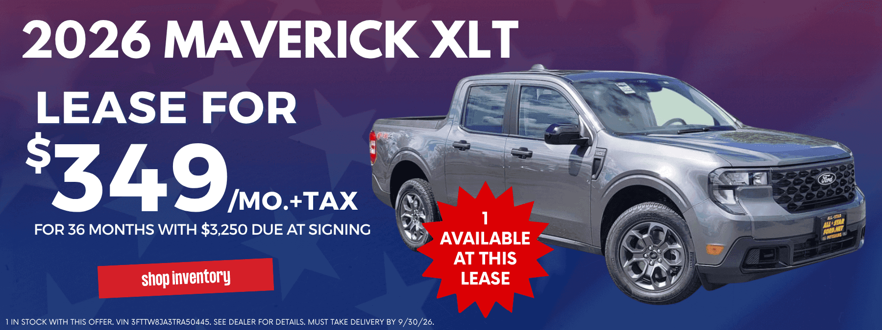Maverick September Lease