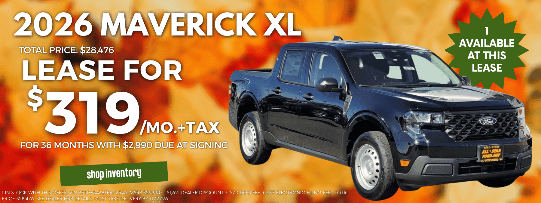 Maverick Lease October