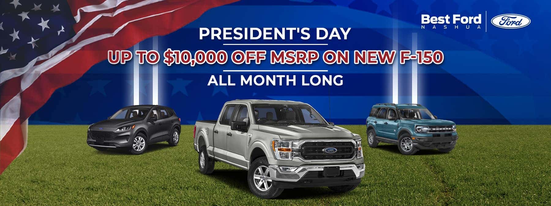 President's Day Sales Event All Month Long at Best Ford