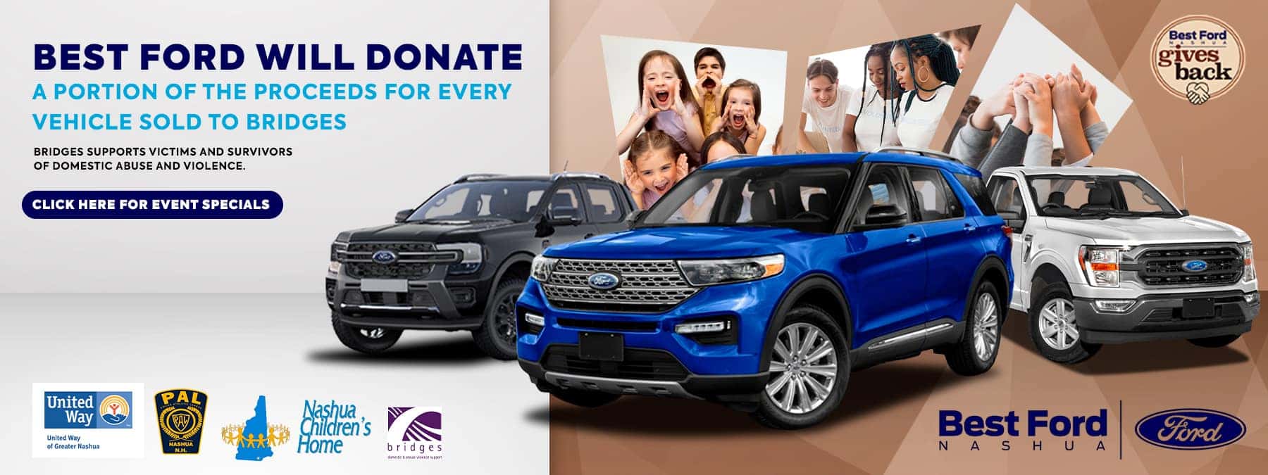 Best Ford Will Donate!