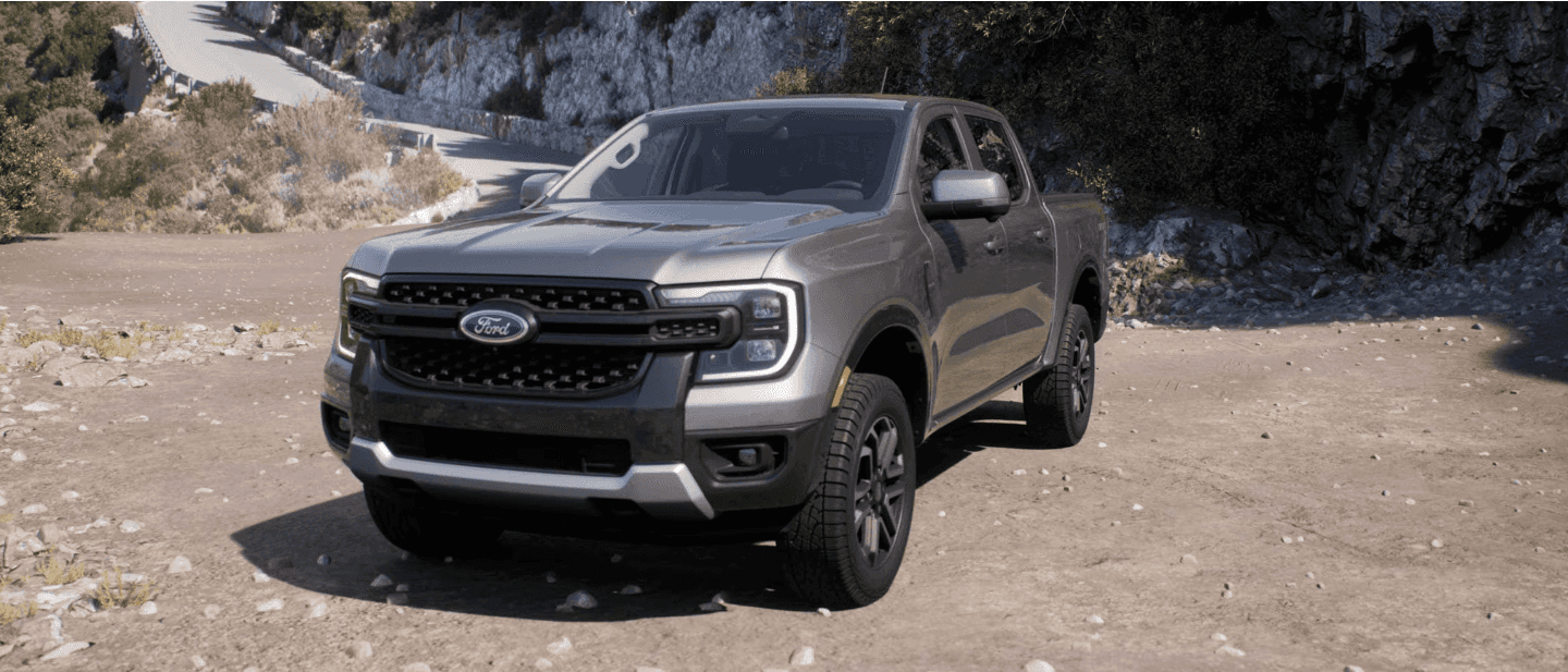 Iconic Silver Ford 2024 Ranger® LARIAT®