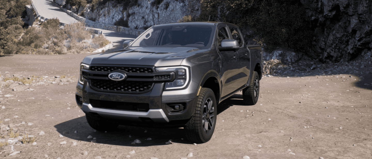 Carbonized Grey Ford 2024 Ranger® LARIAT®