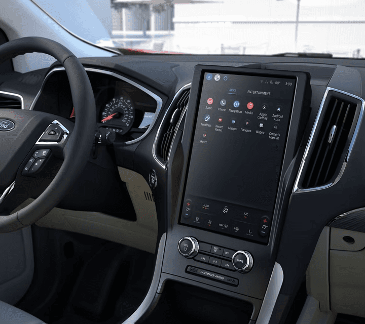 Close-up of a 2024 Ford Edge dashboard