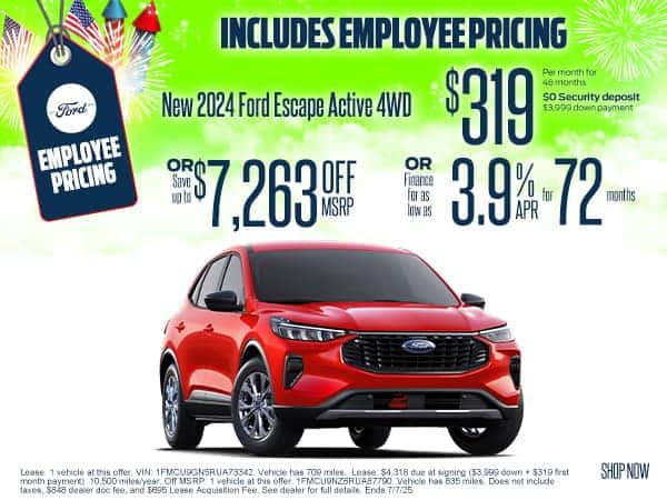 New 2024 Ford Escape Active 4WD