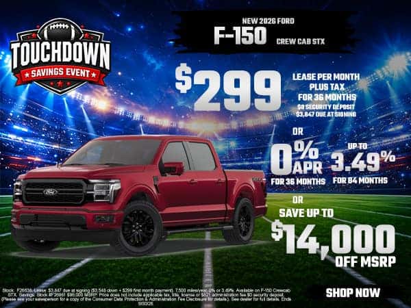 New 2026 Ford F-150 Crewcab STX 