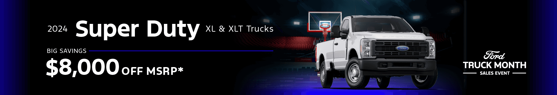 2024 Ford Super Duty XL and XLT Trucks Big Savings! $8,000 Off MSRP