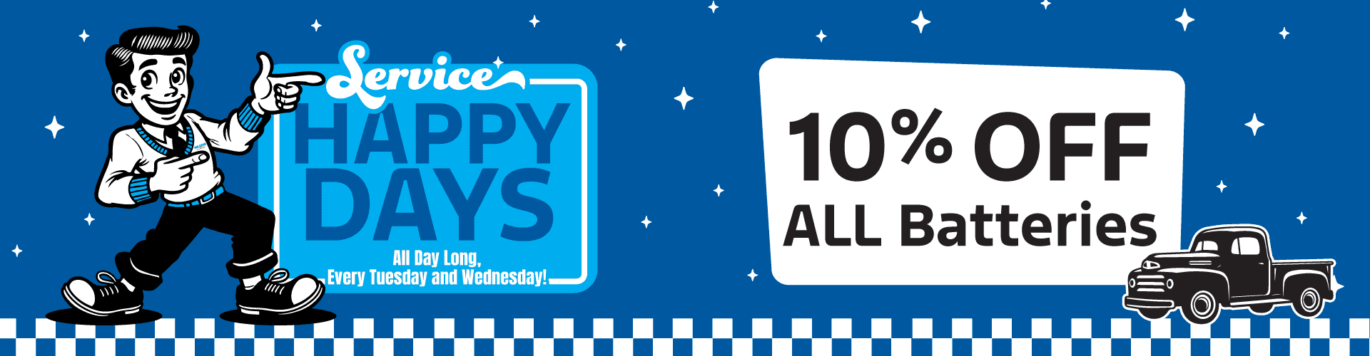 10% off all batteries