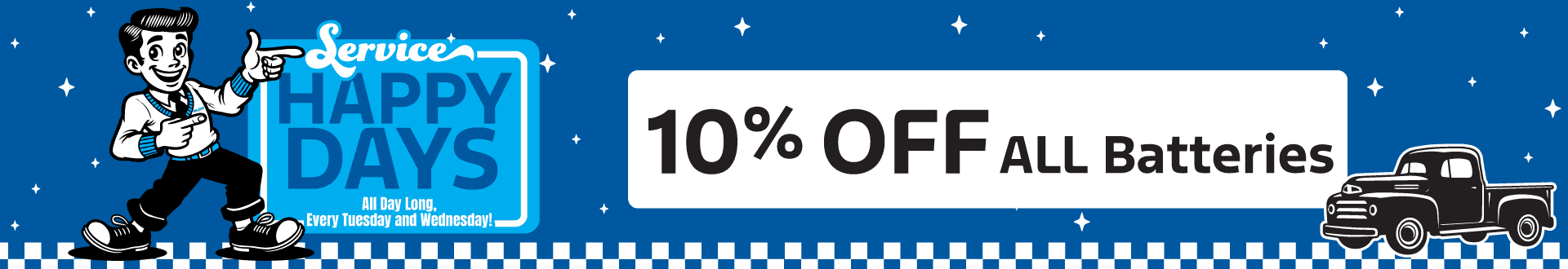 10% off all batteries