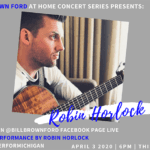 Robin Horlock - At Home Concert Poster
