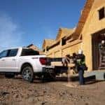 Pro Power On-Board on F-150 helping power construction at a new home