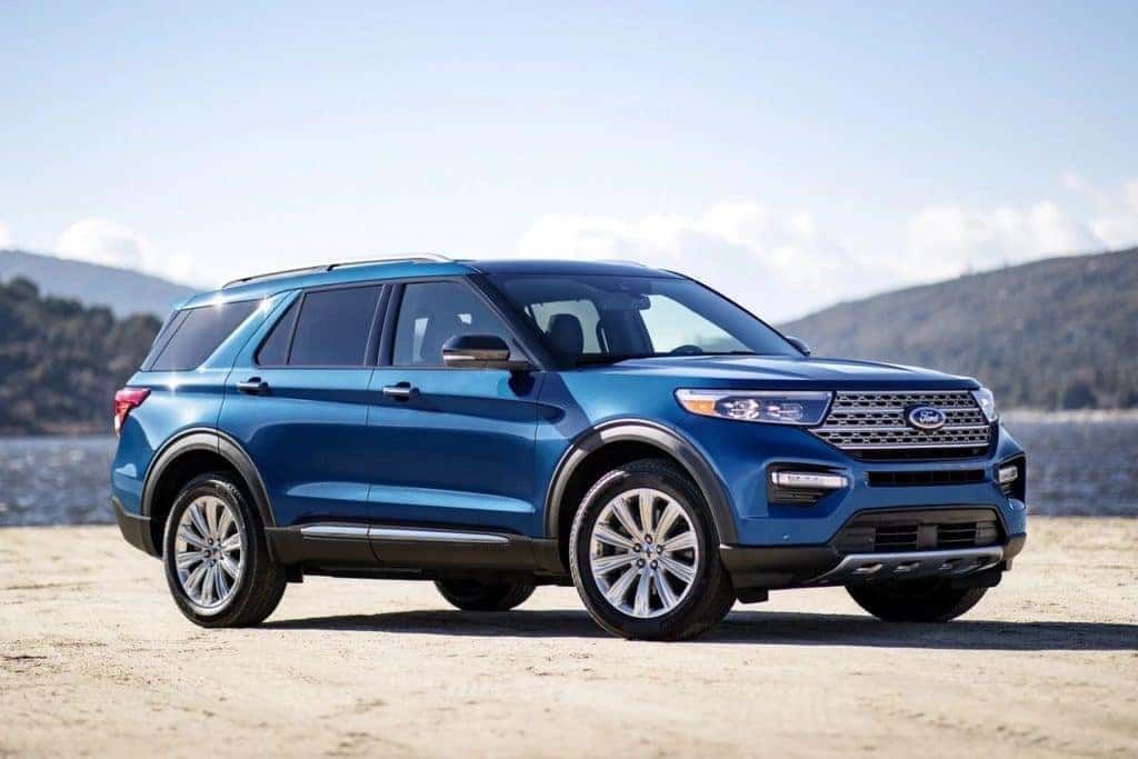 Hybrid Ford Explorer outside purchased from Bill Brown Ford in Livonia, MI