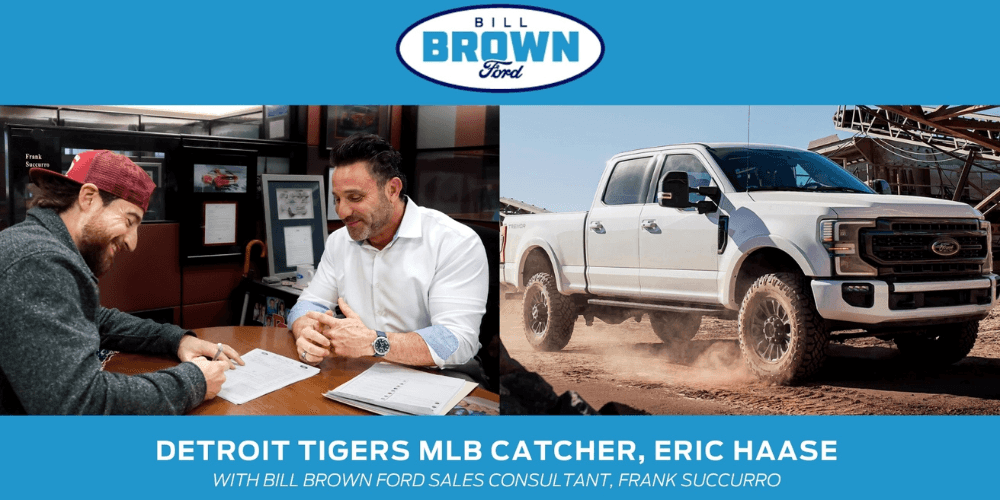 Detroit Tigers - Eric Haase was presented the Tigers