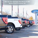 2023 F-150 Inventory on the lot at Bill Brown Ford in Livonia, Michigan