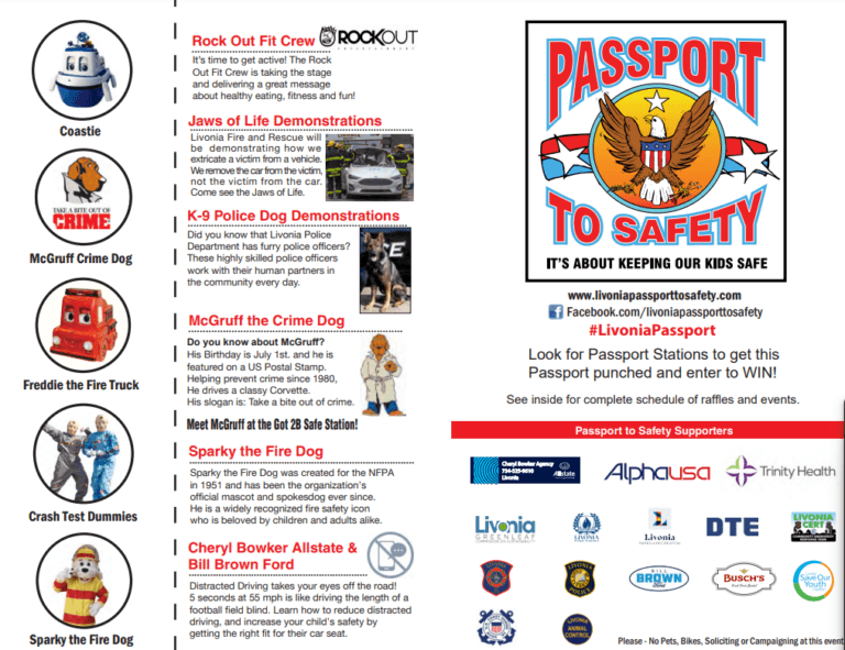 Passport To Safety Livonia's Largest Child Safety Event Bill Brown Ford