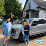 Bill Brown Z Plan Customers in their new F-150 Hybrid bought