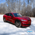 Red Mach E- Holiday Deals on EV's at Bill Brown Ford