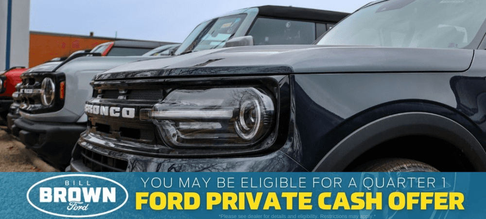 Ford Inventory on the lot at Bill Brown Ford in Livonia, Mi