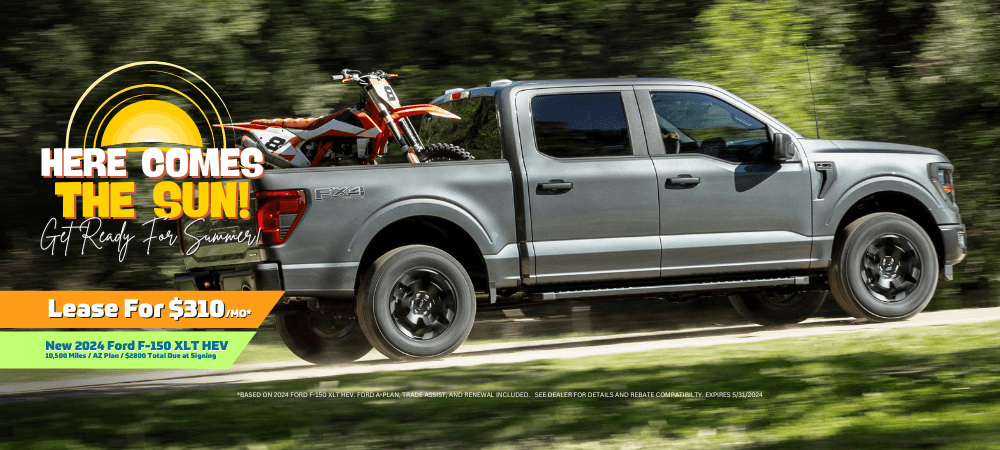 2024 May Ford Lease deals on the F-150 at Bill Brown Ford in Livonia, MI
