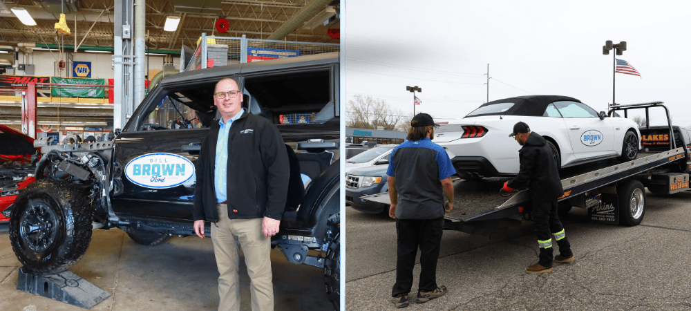 Bill Brown Ford donating Mustang and Bronco Raptor to local Michigan Auto Programs