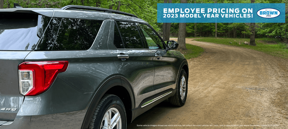 2023 MODEL YEAR VEHICLE CLOSE OUT SALE AT BILL BROWN FORD MI