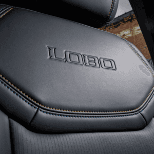 2025 Ford Maverick Lobo interior logo stitching