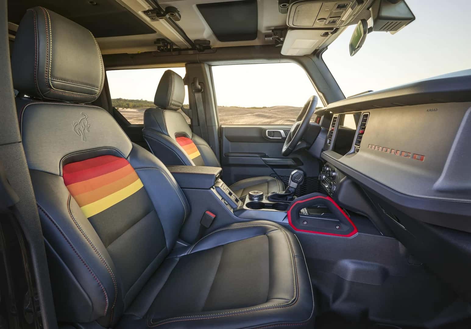2025 Ford Bronco free wheeling package interior