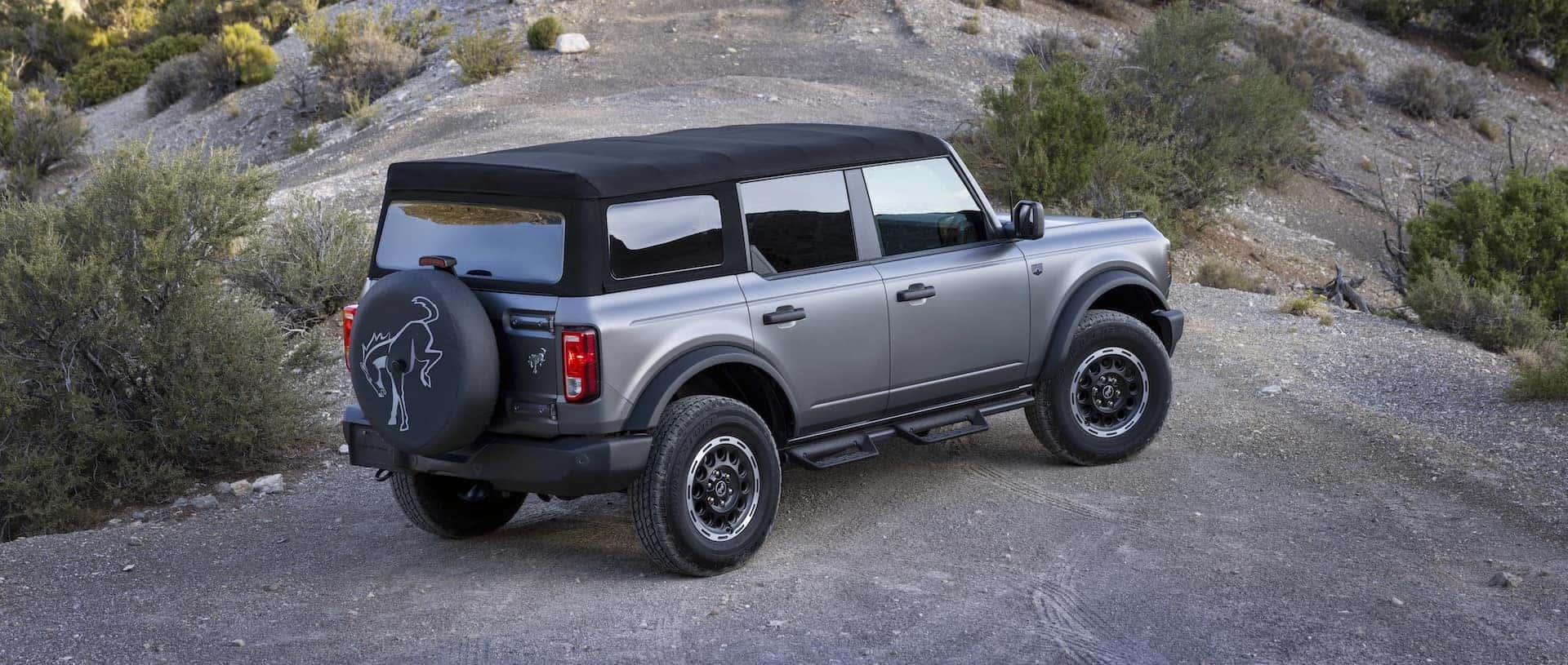 2025 Ford Bronco quarter view of rear exterior
