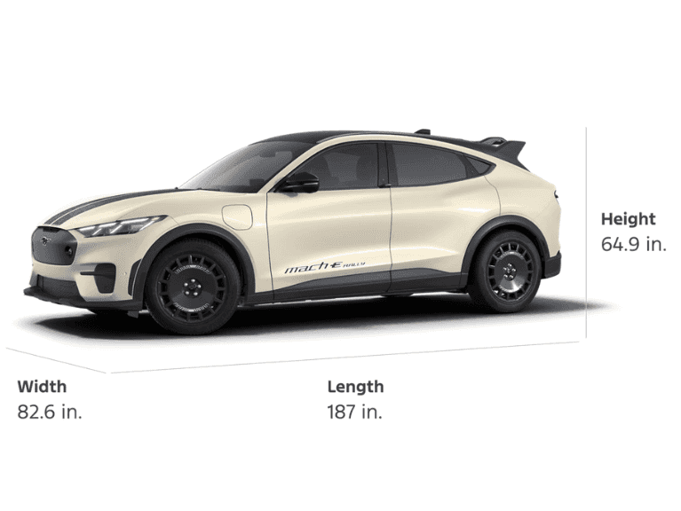 A 2025 Ford Mustang Mach E® Rally
