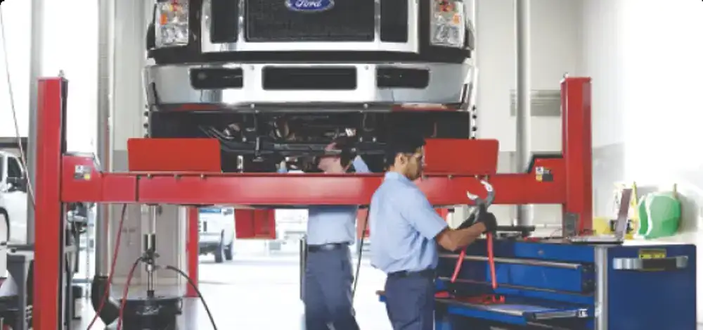 Medium-duty Ford commercial truck service at Bowen Scarff Ford in Kent, WA