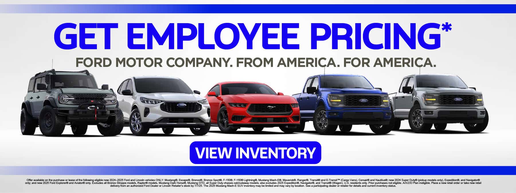 Get Employee Pricing*