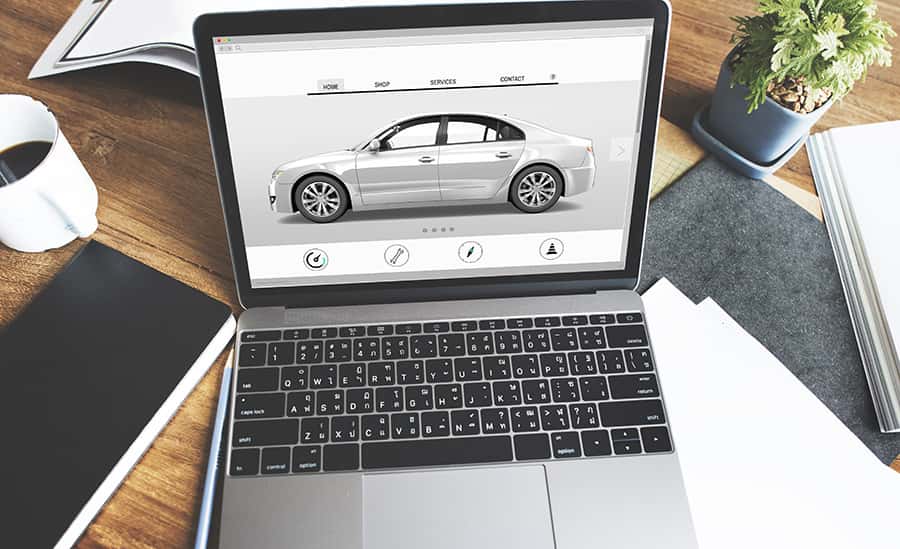 shopping for a vehicle online