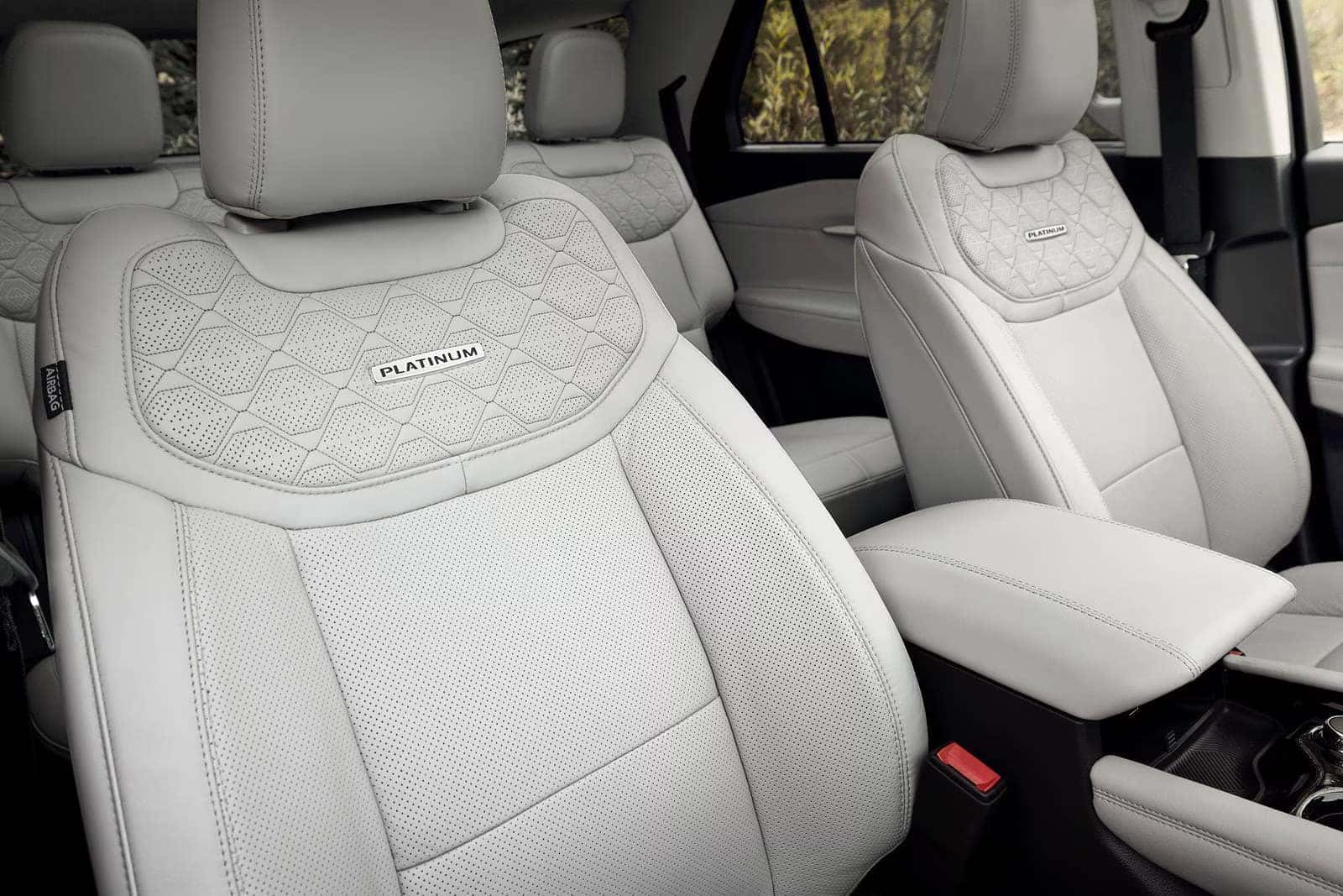 Interior of the ford explorer