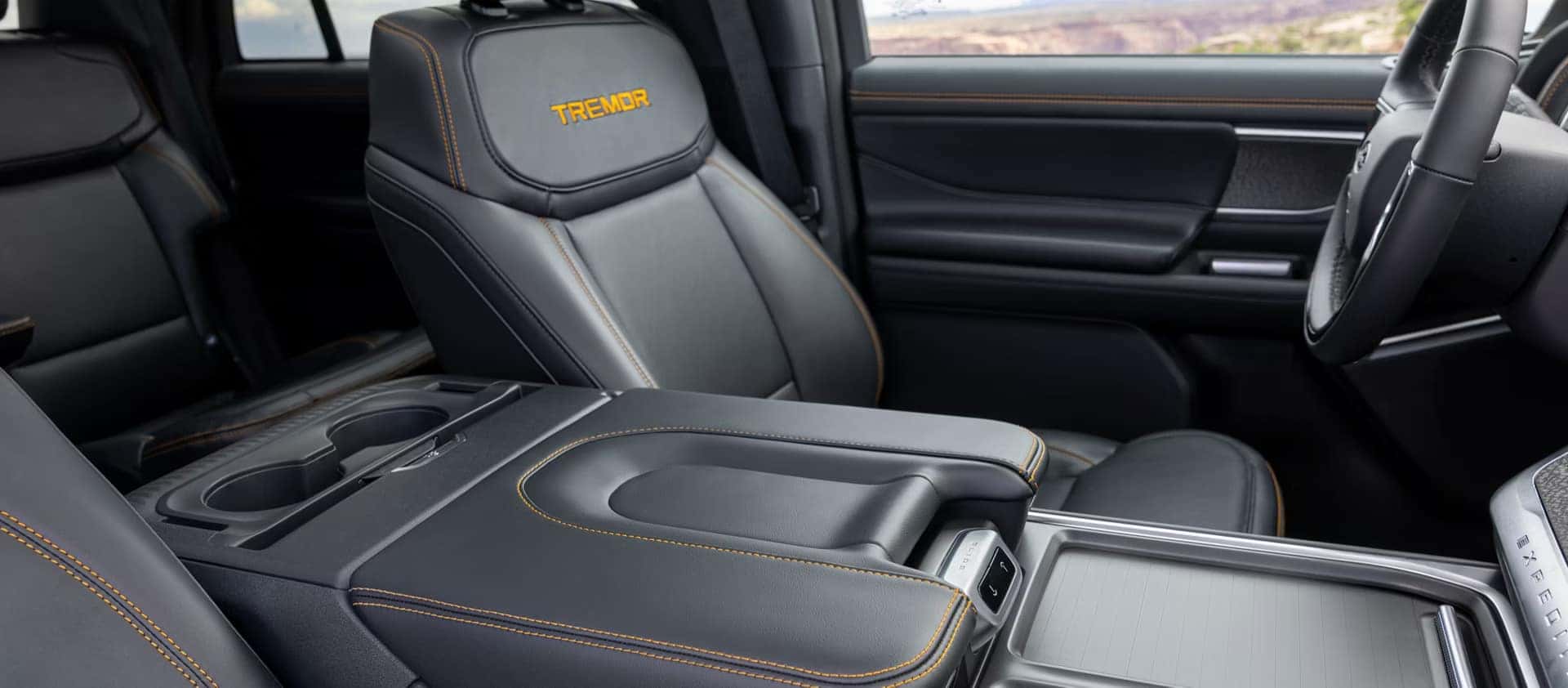 interior of the ford expedition