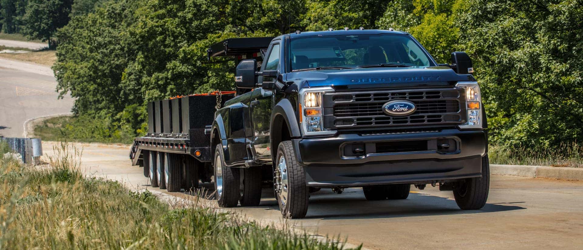 Ford Super Duty towing a trailer
