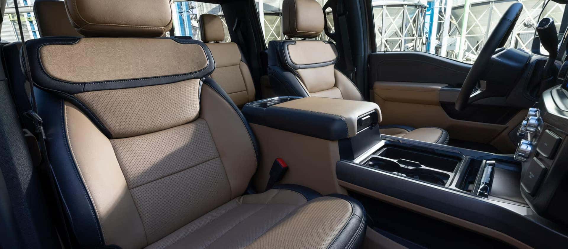 Interior of the ford super duty