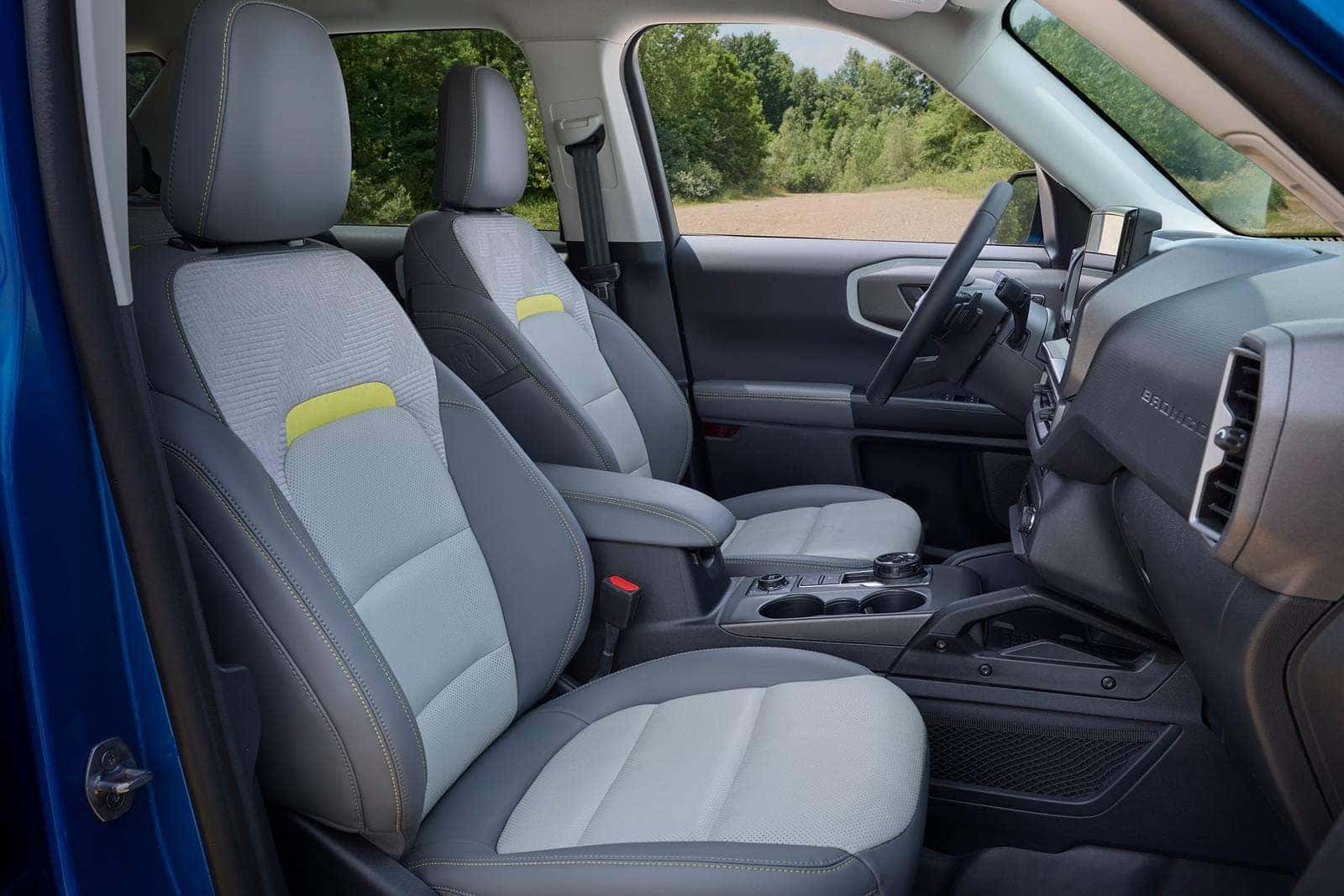Interior of the 2026 ford bronco sport