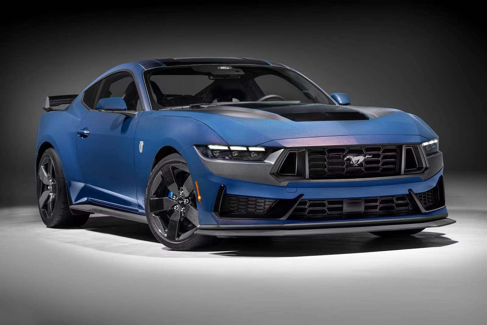A view of the exterior of the 2026 Ford Mustang