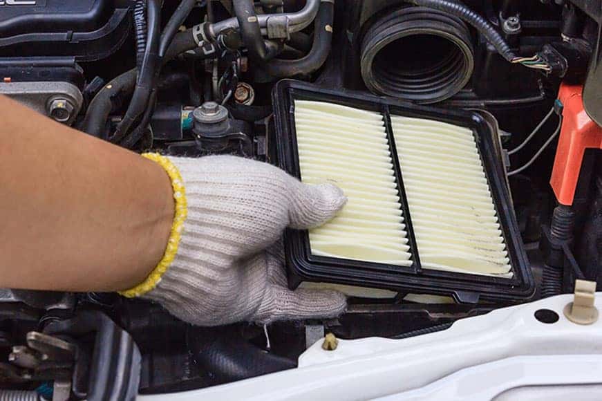 2027 Ford Expedition engine air filter service