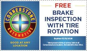 Free Brake Inspection w/Tire Rotation Coupon