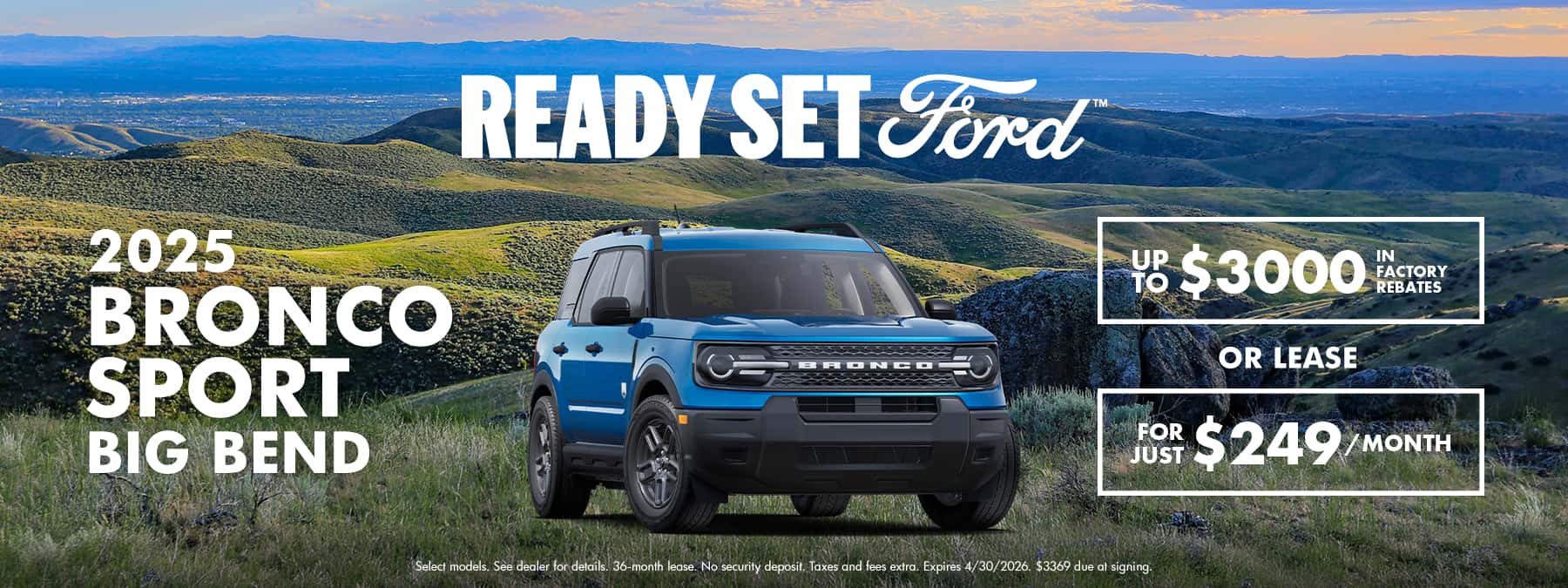Ready Set Ford Bronco Sport