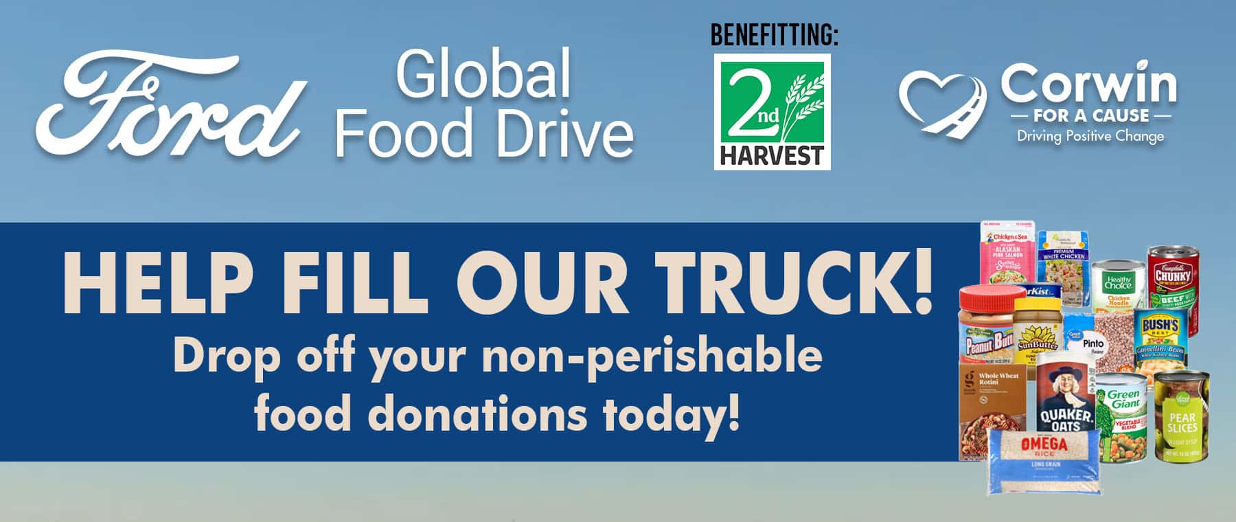 Food Drive Banner