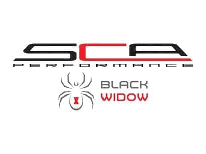 SCA Performance Black Widow Logo