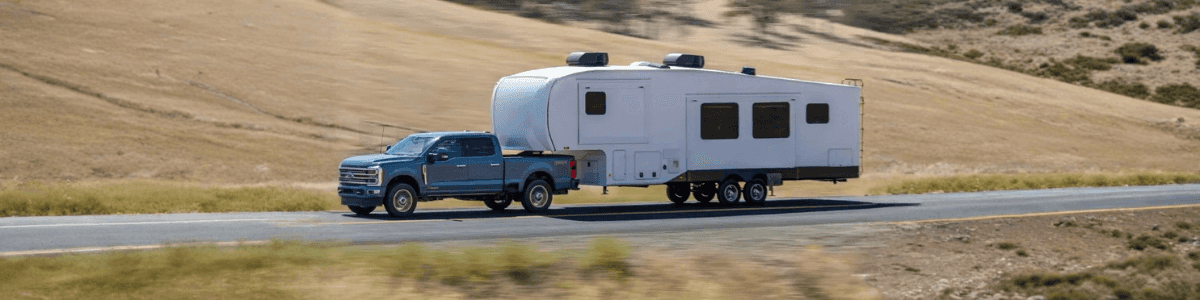 Ford Super Duty truck with 6.7 Powerstroke diesel