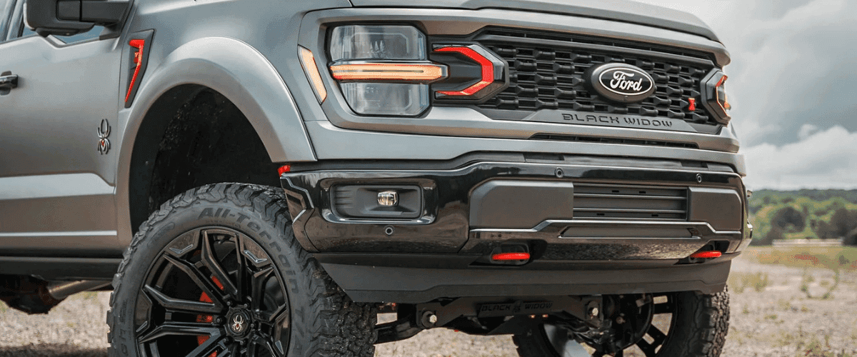 Black Widow truck custom details and upgrade options