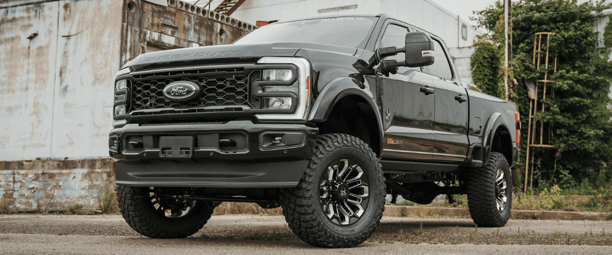 Ford F-250 Super Duty Black Widow lifted truck