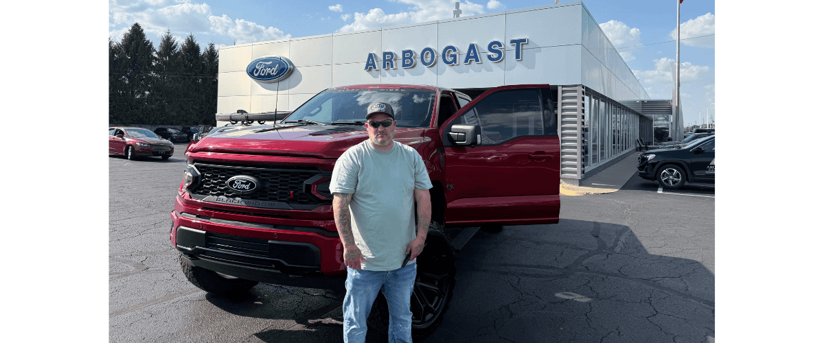 Black Widow trucks at Dave Arbogast Ford in Troy Ohio