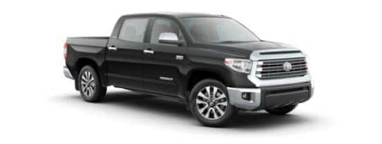 A black 2020 Toyota Tundra is angled right.