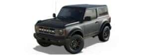 A dark grey 2021 Ford Bronco Big Bend is angled left,