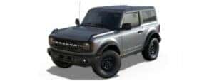 A silver 2022 Ford Bronco Black Diamond is angled left.